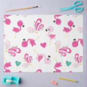 Papier Mousseline Flamant rose Amusement Design 2 (Artisanat)