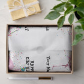 Papier Mousseline Flamant rose - Animaux à la fête d'anniversaire (Cadeau)