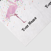 Papier Mousseline Flamant rose - Animaux à la fête d'anniversaire (Détail)