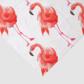 Papier Mousseline Flamant rose aquarelle série 14 (Détail)