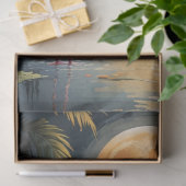 Papier Mousseline Flamant rose dans la page de découpage au clair de (Cadeau)