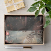 Papier Mousseline Flamant rose décoré fantaisie Nouveau & Rose (Cadeau)