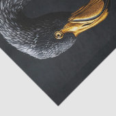 Papier Mousseline Flamant rose noir et or8 (Détail)
