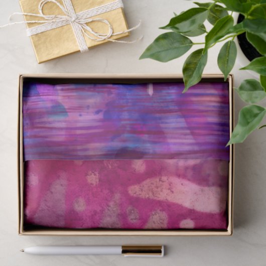 Papier Mousseline Flamant rose rose Abstrait Whimsical Découpage (Cadeau)