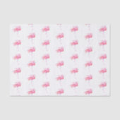 Papier Mousseline Flamant rose rose Motif Beach (Recto)