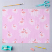 Papier Mousseline Flamant rose série Vibes tropicales Design 16 (Artisanat)