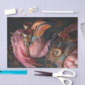 Papier Mousseline Flamant rose Steampunk (Artisanat)