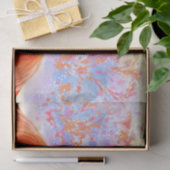 Papier Mousseline Flamants orange corail (Cadeau)