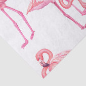 Papier Mousseline Flamants roses (Détail)
