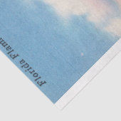 Papier Mousseline Flamants roses vintages de Floride (Détail)