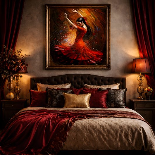 Papier Mousseline Flamenco Fire Découpage