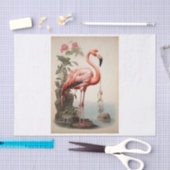 Papier Mousseline Flamingo decoupage tissue (Artisanat)