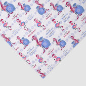 Papier Mousseline Flamingo Noël Tropical (Détail)