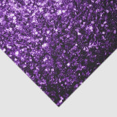 Papier Mousseline Flamme de parties scintillant foncé violet brillan (Détail)