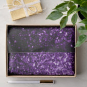 Papier Mousseline Flamme de parties scintillant foncé violet brillan (Cadeau)