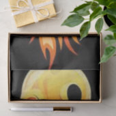 Papier Mousseline Flammes (Cadeau)