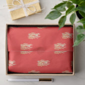 Papier Mousseline Flammes de feu (Cadeau)