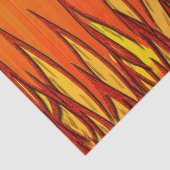 Papier Mousseline Flammes de feu (Détail)