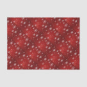 Papier Mousseline Flammes de neige blanches avec papier Arrière - pl (Recto)