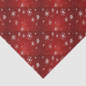 Papier Mousseline Flammes de neige blanches avec papier Arrière - pl (Détail)