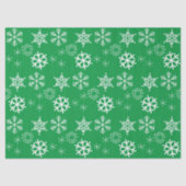 Papier Mousseline Flammes de neige blanches et Noël Arrière - plan v (Recto)