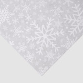 Papier Mousseline Flammes de neige en papier Tissu de Noël (Détail)
