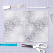 Papier Mousseline Flammes de neige et lumières (Artisanat)