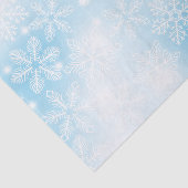 Papier Mousseline Flammes de neige et lumières bleues (Détail)