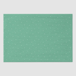 Papier Mousseline Flammes de neige Whimsical Retro Noël Motif Vert