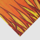 Papier Mousseline Flammes d'incendie (Détail)