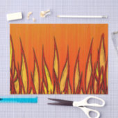 Papier Mousseline Flammes d'incendie (Artisanat)