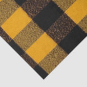 Papier Mousseline Flannel Buffalo Plaid Yellow lumberjack texture (Détail)