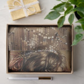 Papier Mousseline Flapper fille or (Cadeau)