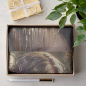 Papier Mousseline Flapper fille or (Cadeau)