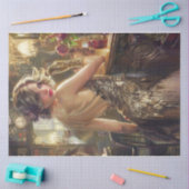 Papier Mousseline Flapper fille or (Artisanat)