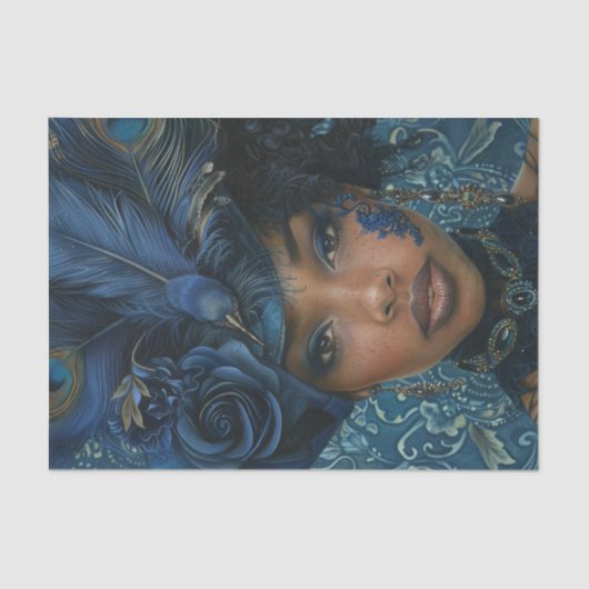 Papier Mousseline Flapper Girl6 des années 1920 (Recto)