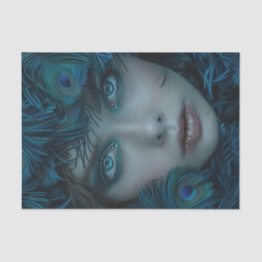 Papier Mousseline Flapper Girl8 des années 1920 (Recto)