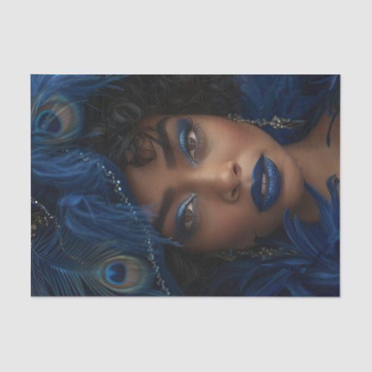 Papier Mousseline Flapper Girl 12 des années 1920 (Recto)