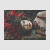 Papier Mousseline Flapper Girl 1920 (Recto)