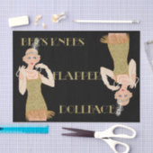 Papier Mousseline Flapper Gold Parties scintillant des années 20 Roa (Artisanat)