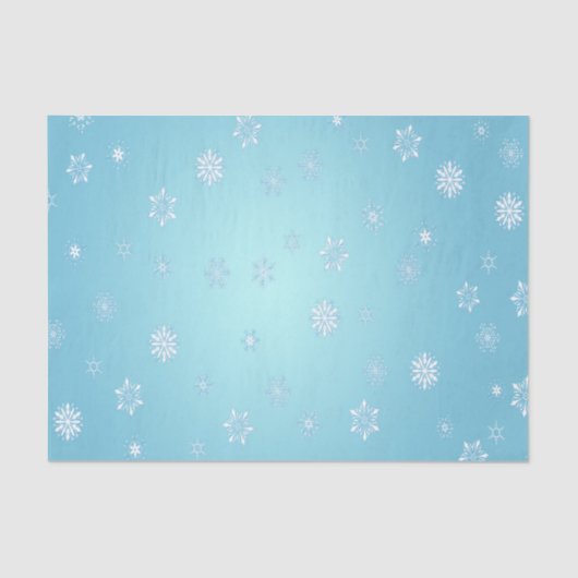 Papier Mousseline Flèche-neige blanche (Recto)