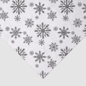 Papier Mousseline Flèche-neige noir et blanc 2 (Détail)