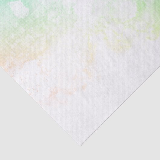 Papier Mousseline Flèches Abstraites vert et bleu (Détail)