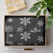 Papier Mousseline Flèches Blanches Et Dorées (Cadeau)
