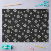 Papier Mousseline Flèches Blanches Et Dorées (Artisanat)
