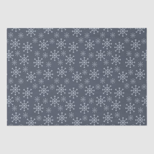 Papier Mousseline Flèches - bleu (Recto)