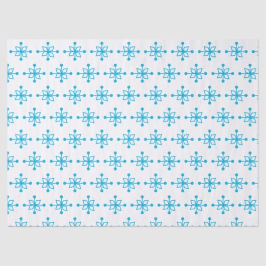 Papier Mousseline Flèches bleues (Recto)