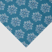 Papier Mousseline Flèches bleues hivernales (Détail)