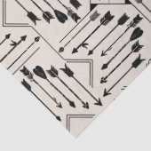 Papier Mousseline Flèches Boho et Sun V12 ID748 (Détail)