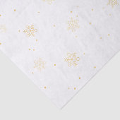 Papier Mousseline Flèches de neige en or (Détail)